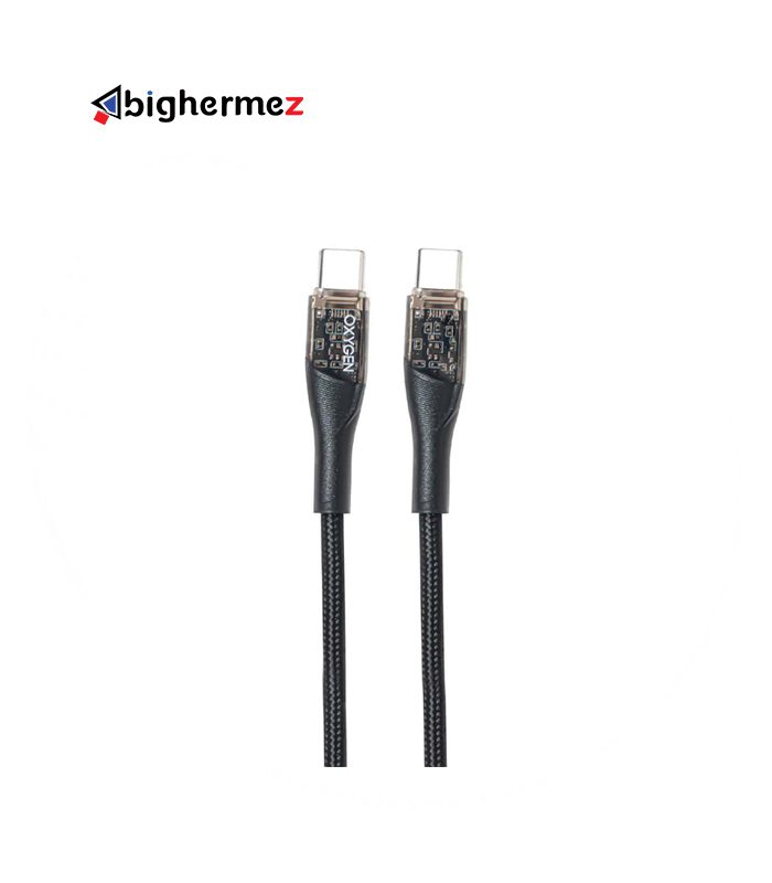 کابل شارژ دوسر TYPE-C اکسیژن مدل LX-20 به طول 1.2 متر