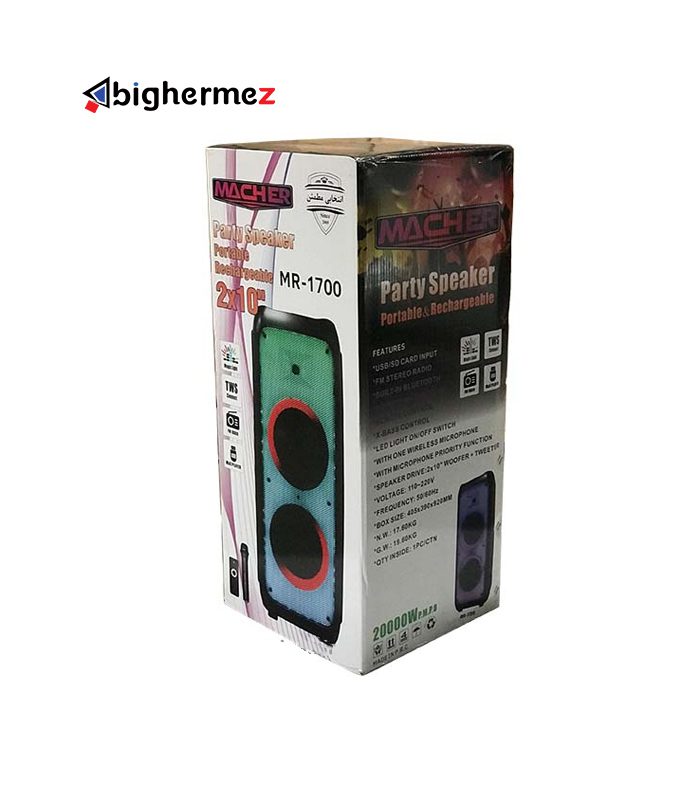 اسپیکر پارتی باکس مچر مدل MR-1700