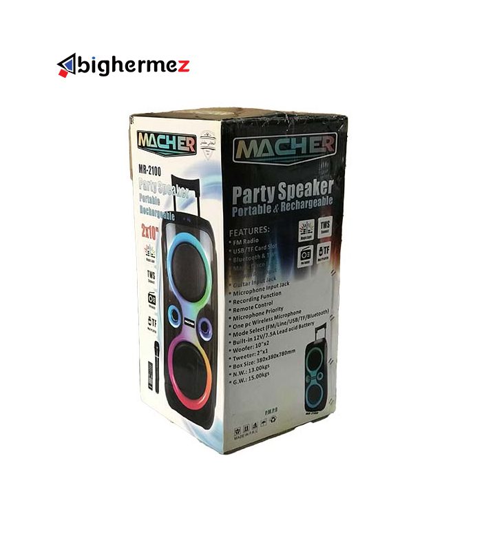 اسپیکر پارتی باکس مچر مدل MR-2100