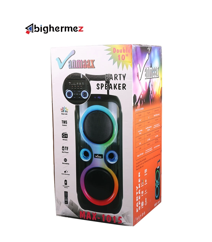 اسپیکر بلوتوث قابل حمل وان مکس مدل MAX-1015