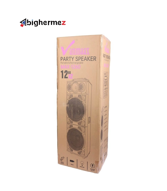 اسپیکر چمدانی وان‌ مکس مدل MAX-1260