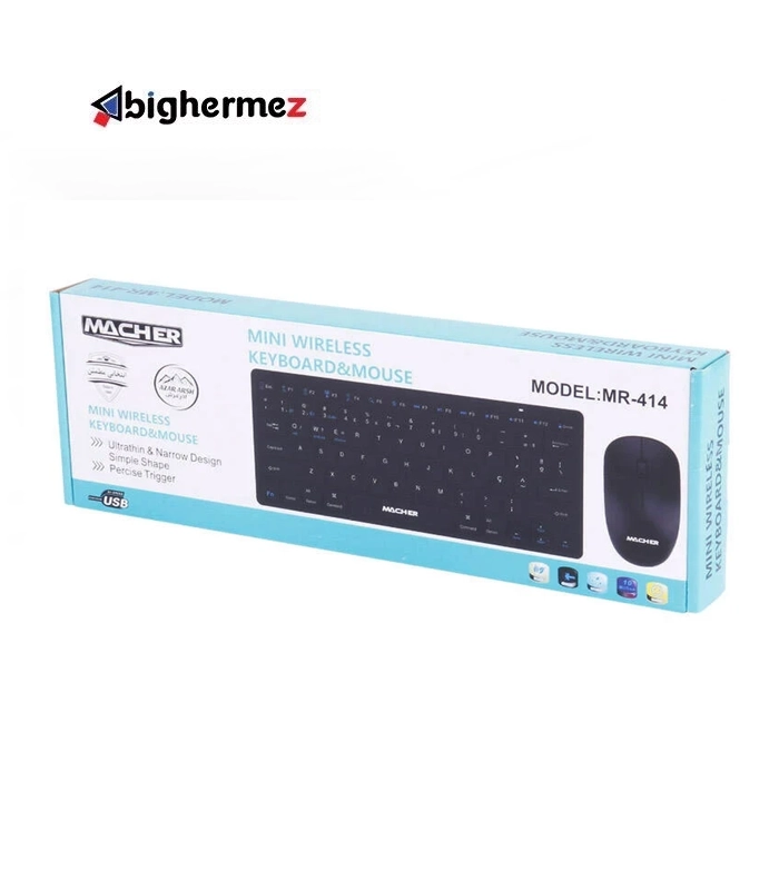 کیبورد و ماوس بیسیم مچر مدل MR-414