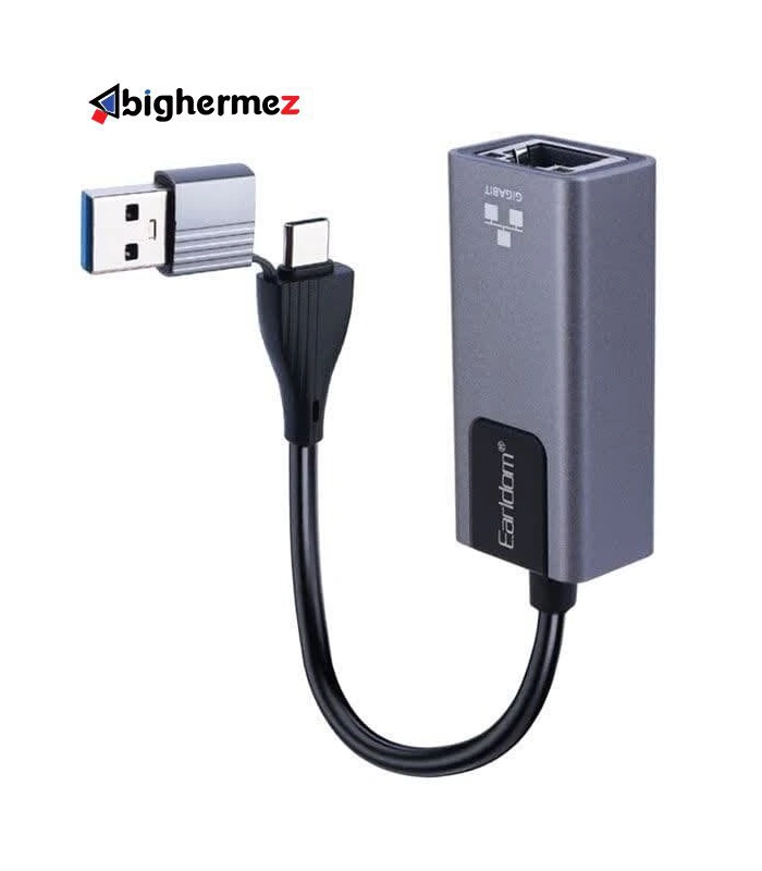 تبدیل Type-C /USB3.0 به LAN ارلدام NC4