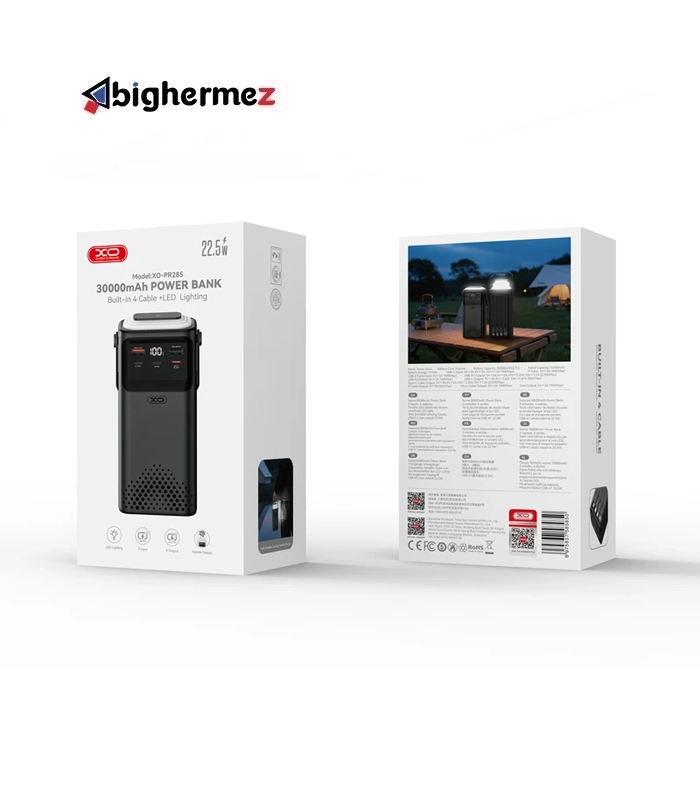 پاوربانک 30000mAh ایکس او مدل PR285