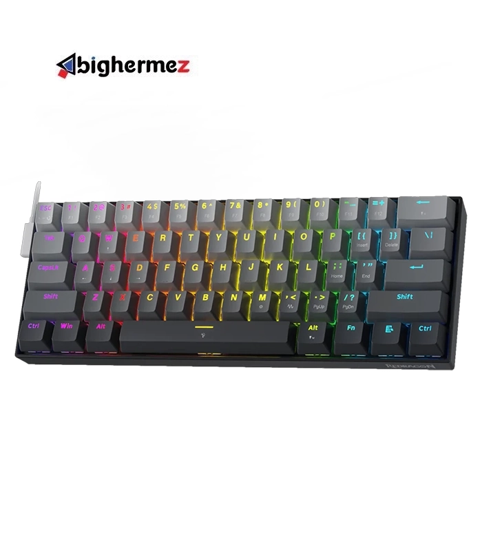 کیبورد باسیم مکانیکال گیمینگ ردراگون مدل K617 FIZZ RT RGB GGB