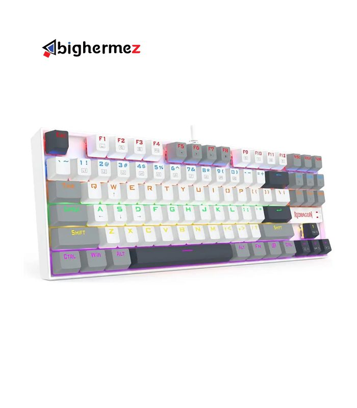کیبورد باسیم مکانیکال گیمینگ ردراگون مدل KUMARA K552 WGL RGB