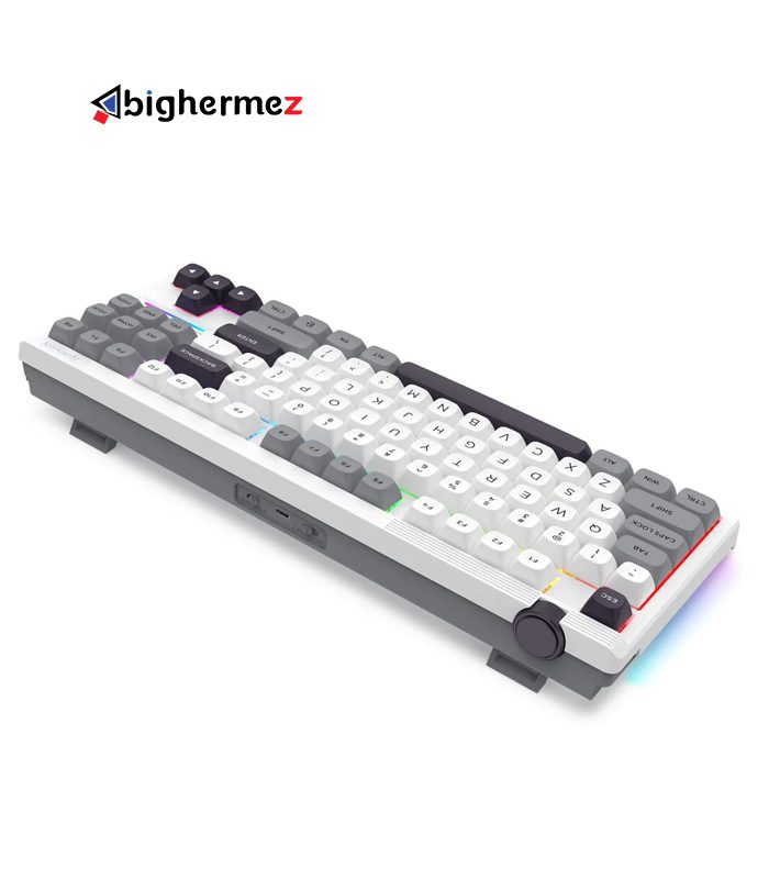 کیبورد بی سیم مکانیکال گیمینگ ردراگون مدل K729 OTIM PRO WGB RGB