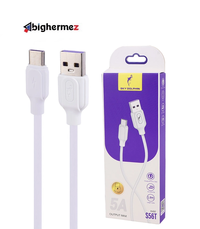 کابل شارژ TYPE-C اسکای دلفین مدل S56T