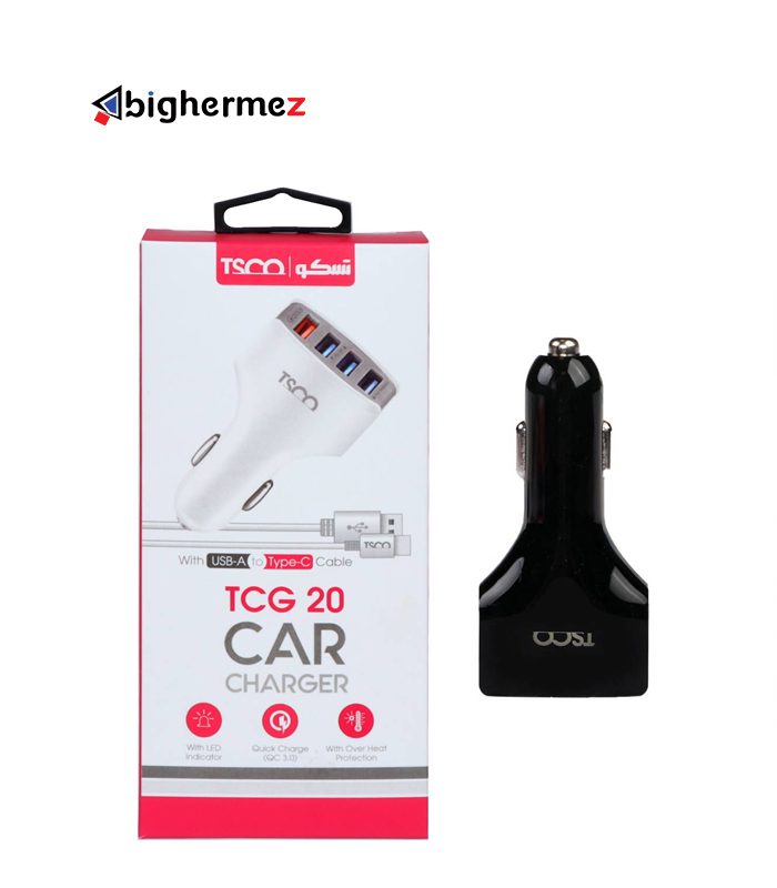 شارژر فندکی تسکو مدل TCG 20