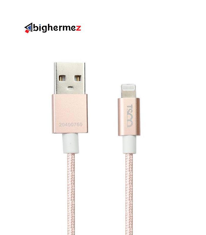 کابل شارژ لایتنینگ تسکو مدل TC i 400به طول 1 متر