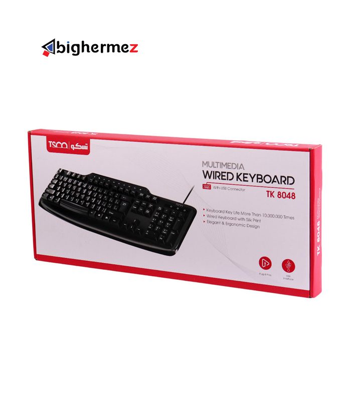 کیبورد باسیم تسکو مدل TK 8048