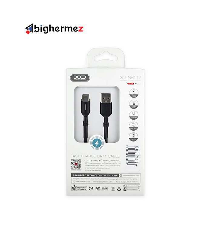 کابل شارژ TYPE-C ایکس او مدل XO-NB112