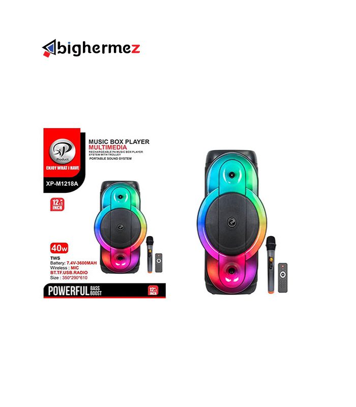 اسپیکر بلوتوث قابل حمل ایکس پی پروداکت مدل XP-M1218A