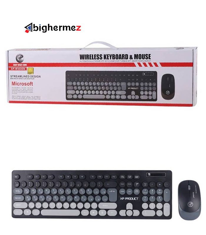 کیبورد و ماوس بیسیم ایکس پی پروداکت مدل XP-W5500