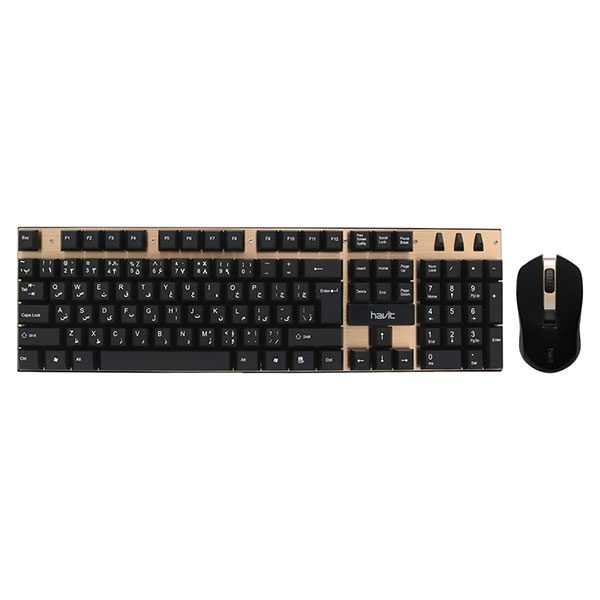 کيبورد ماوس بيسيم هويت مدل HV-KB581GCM