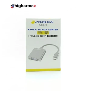تبدیل TYPE-C به VGA آنوشان مدل A-812
