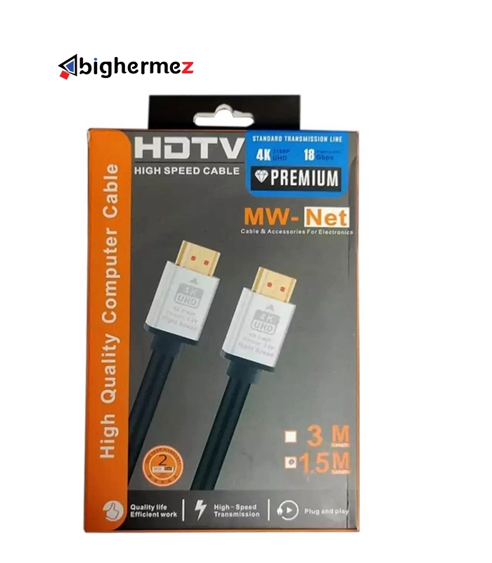 کابل HDMI ام دبلیو نت 4k به طول 5 متر