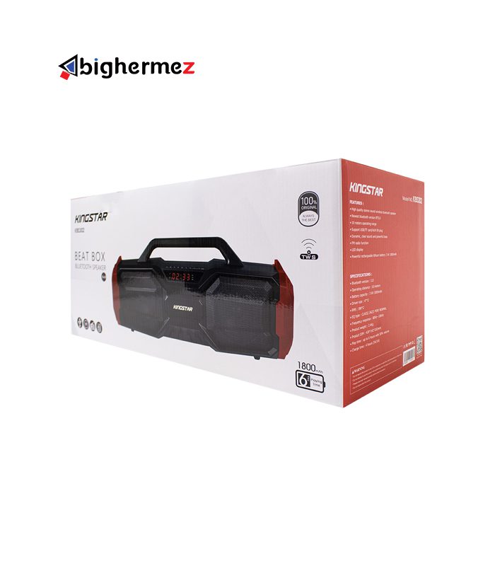 اسپیکر بلوتوث قابل حمل کینگ استار مدل KBS302