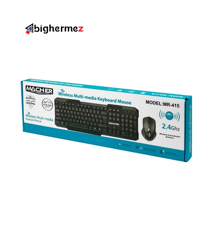 کیبورد و ماوس بیسیم مچر مدل MR-W415