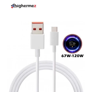 کابل شارژ TYPE-C فست شارژ شیائومی 120W MAX