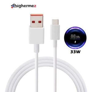 کابل شارژ TYPE-C فست شارژ شیائومی 33W MAX