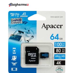 کارت حافظه SDHC اپیسر مدل V30 R100 به ظرفیت 64 گیگ