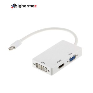تبدیل mini display port به vga+hdmi+dvi پی نت