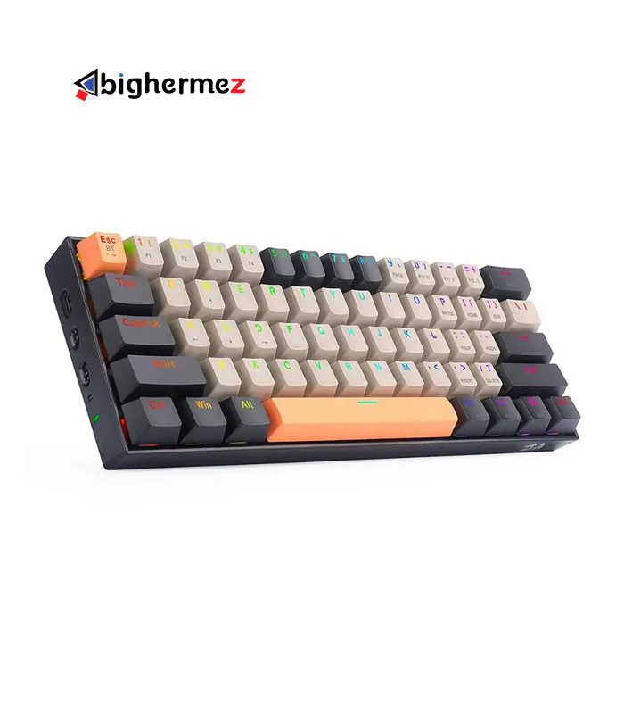 کیبورد بی سیم/باسیم مکانیکال گیمینگ ردراگون مدل Draconic Elite K530OG BK GY RGB PRO