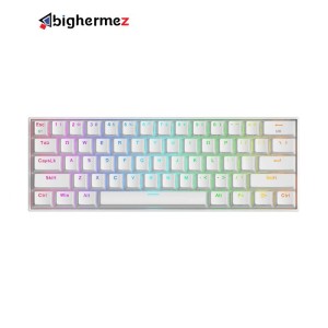 کیبورد بی سیم/باسیم مکانیکال گیمینگ ردراگون مدل Draconic Elite white K530W RGB PRO