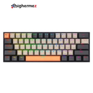 کیبورد بی سیم/باسیم مکانیکال گیمینگ ردراگون مدل Draconic Elite K530OG BK GY RGB PRO