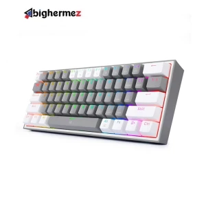 کیبورد باسیم مکانیکال گیمینگ ردراگون مدل K617 FIZZ RGB GW