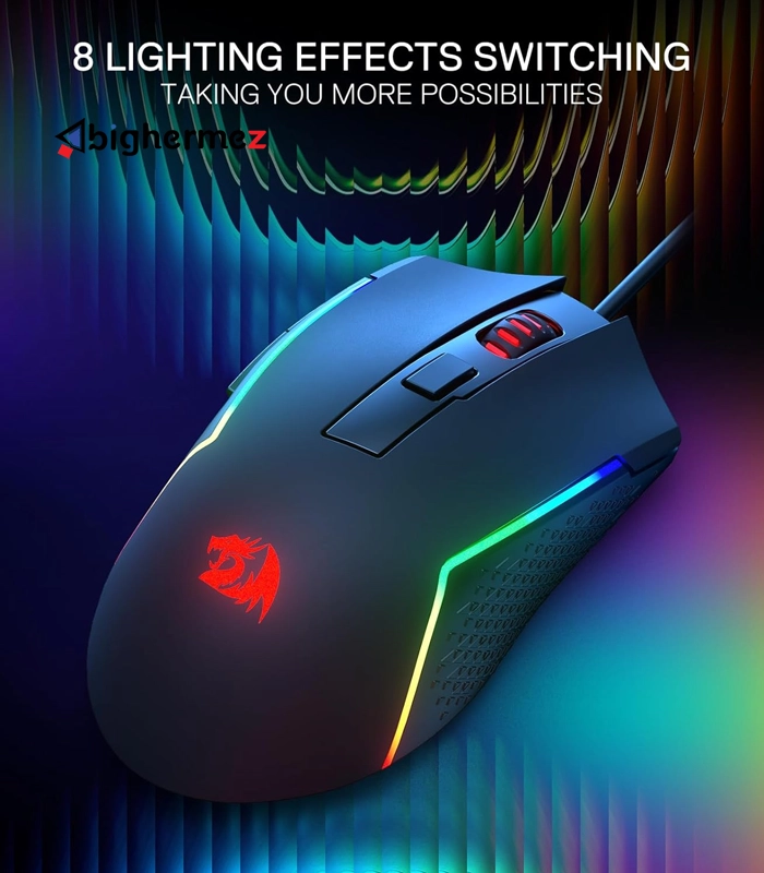 ماوس باسیم مخصوص بازی ردراگون مدل M616 Trident  LITE RGB