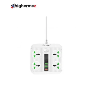 چندراهی هوشمند ارلدام مدل Earldom Multiport Smart Power Outlet 3000W 5V/3A ES-SC05