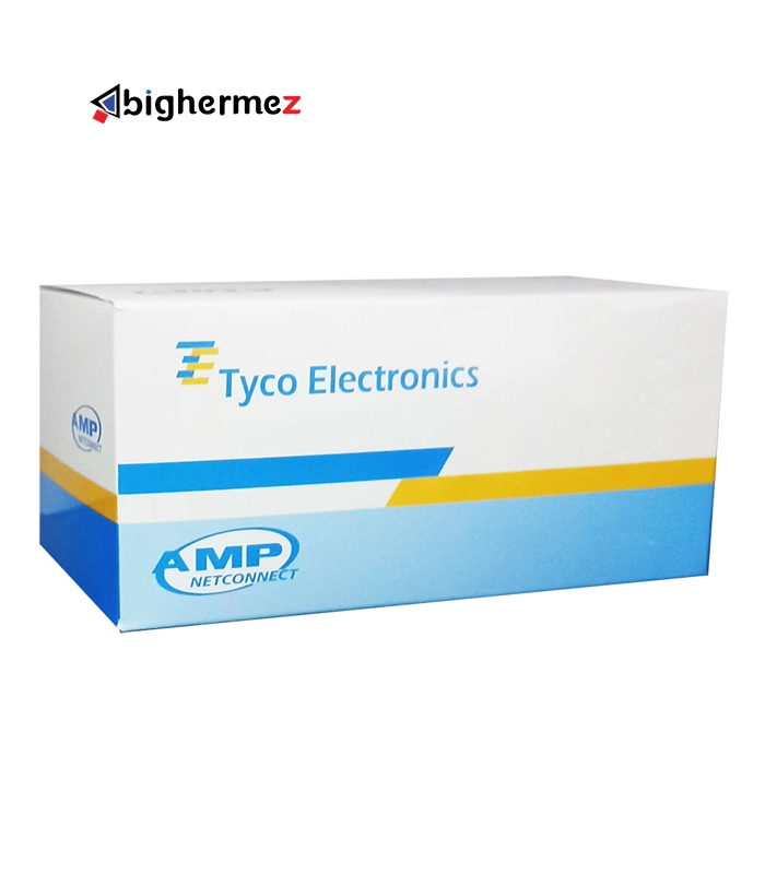 سوکت شبکه CAT6 امپ بسته 100 عددی
