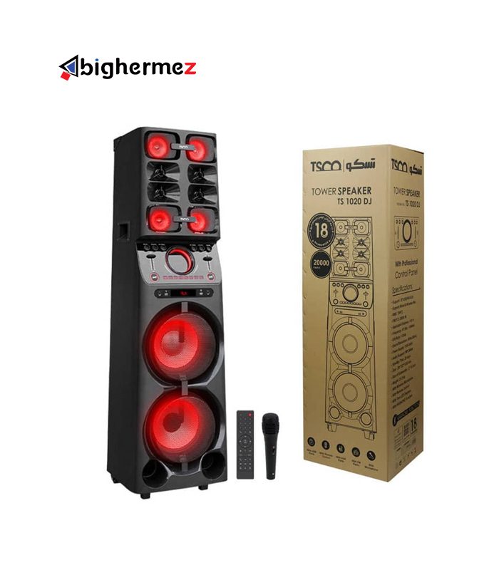 اسپیکر بلوتوث قابل حمل تسکو مدل TS 1020DJ
