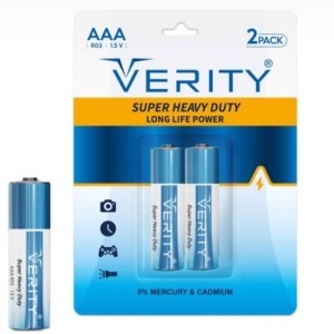 باتری  Super Heavy Duty نیم قلم 2 عددی وریتی