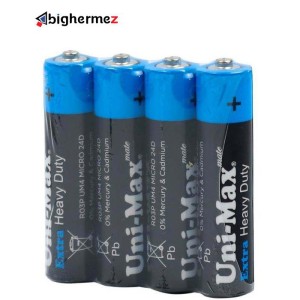 باتری نیم قلم یونی مکس 4 عددی مدل UB-R03P-SP4S
