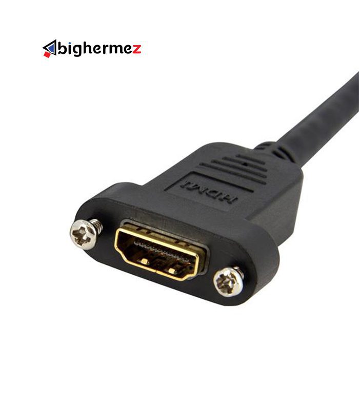 تبدیل دوسر مادگی HDMI پنلی پیچ شونده پی نت