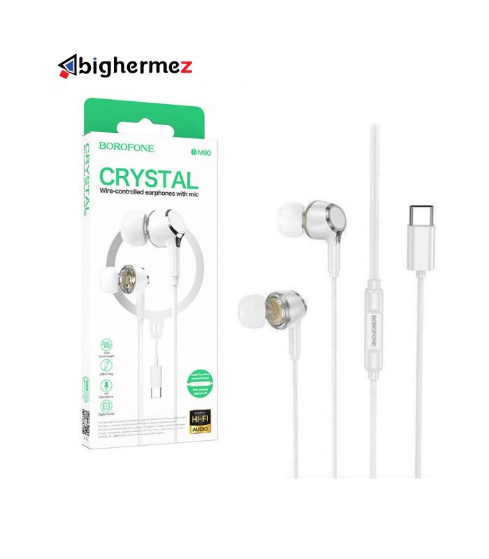 هندزفری باسیم TYPE-C بروفون مدل BM90